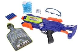 Mega duzy pistolet na kulki żelowe i naboje piankowe 2w1 4