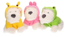 Maskotka PIES W BLUZIE 20cm West Highland white terrier 4