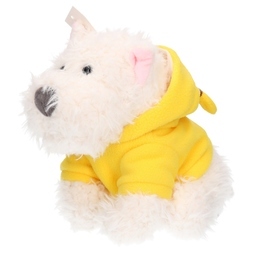 Maskotka PIES W BLUZIE 20cm West Highland white terrier 5