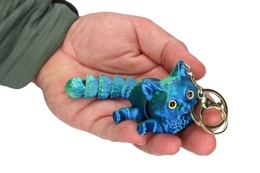 Brelok figurka 3D KOT z drukarki 3D Hit TIK TOKA 4