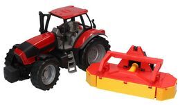 Duży traktor+ kosiarka polowa 4
