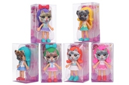 Lalka mini w masce KOT PIES 2