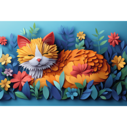 Puzzle 160 Kotek z efektem 3D 2