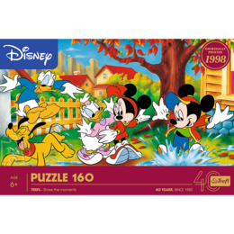 Puzzle 160 Zabawa w kałużach z efektem 3D 3