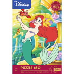 Puzzle 160 Mała syrenka z efektem 3D 3