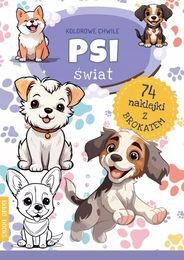 Kolorowanka PSI ŚWIAT naklejki - Kolorowe chwile 5