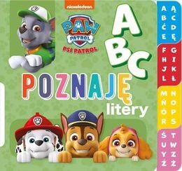 Książka POZNAJĘ LITERY Psi Patrol 2