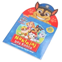 Książka NAKLEJAJ BEZ KOŃCA Psi Patrol zeszyt zadań 5