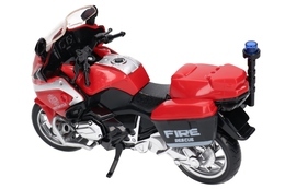Motocykl STRAŻ POŻARNA model w skali 1:20 - światło, dźwięk 2