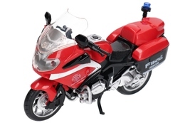 Motocykl STRAŻ POŻARNA model w skali 1:20 - światło, dźwięk 3