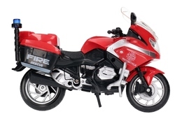 Motocykl STRAŻ POŻARNA model w skali 1:20 - światło, dźwięk 5
