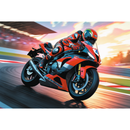 Puzzle 100 Szybki Motocykl 2