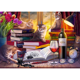 Puzzle 2000 Koci wieczór 2