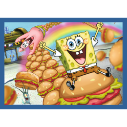 Puzzle 4w1 Podwodne życie SpongeBoba 2