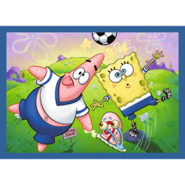 Puzzle 4w1 Podwodne życie SpongeBoba 4