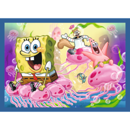 Puzzle 4w1 Podwodne życie SpongeBoba 5