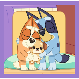 Puzzle 3w1 Poznaj Bluey 2