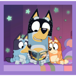 Puzzle 3w1 Poznaj Bluey 4