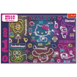 Puzzle 500 Neon Hello Kitty 3