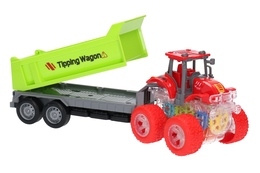 OFF ROAD Traktor z przyczepą z napędem display  8
