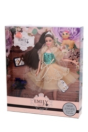 Lalka EMILY w sukni wizytowej  6