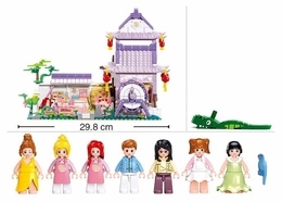 Klocki Sluban Girl's Dream Domek Chińska Herbaciarnia 4