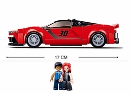 Klocki Sluban Model Bricks Włoskie Auto Wyścigowe 10