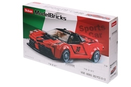 Klocki Sluban Model Bricks Włoskie Auto Wyścigowe 11