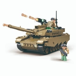 Klocki Sluban Army Nowoczesny Czołg 3