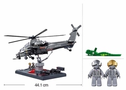 Klocki Sluban Model Bricks HELIKOPTER WZ-10S 6