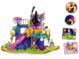 Klocki Sluban Girl's Dream Park Tematyczny Domek Wiedźmy 3