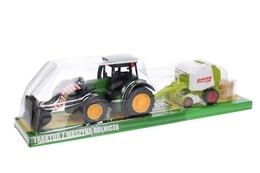 Traktor Z Maszyną Rolniczą Prasa Rolnicza Belarka 7
