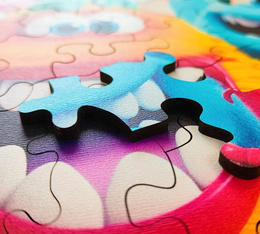 Drewniane puzzle 50 SHAGGY MONSTERS Milliwood eko 5