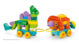 Klocki LEGO DUPLO 3 w 1 Dinozaury na kółkach 3