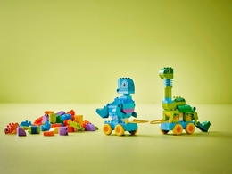 Klocki LEGO DUPLO 3 w 1 Dinozaury na kółkach 4