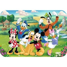 Puzzle 24 drewniane Mickey z przyjaciółmi 2