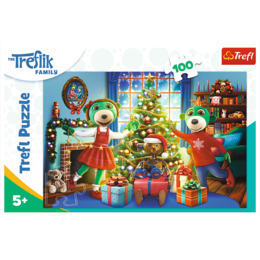 Puzzle 100 Zimowe Trefliki 3