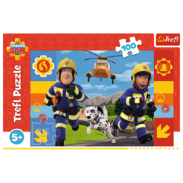 Puzzle 100 Zawsze pomocny Strażak Sam 3