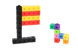 Klocki konstrukcyjne w skrzynce 400el - budowle 3D 4