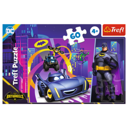 Puzzle 60 Batwheels Batman i jego pojazdy 3