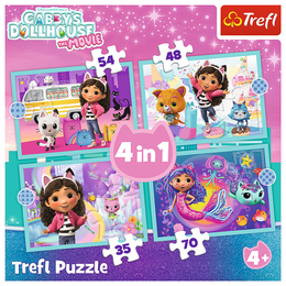 Puzzle 4w1 Wielka przygoda Gabby 6