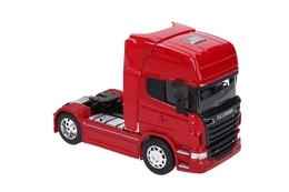Auto TIR SCANIA z naczepą 1:32 ciągnik siodłowy, model metalowy WELLY 2