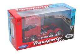 Ciągnik siodłowy SCANIA V8 R370 TIR model metalowy WELLY 1:32 6
