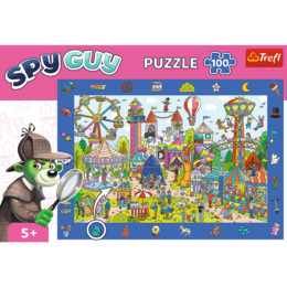 Puzzle 100 Spy Guy - Wesołe miasteczko 3