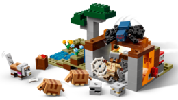 Klocki Lego Minecraft Wyprawa do pancernikowej kopalni 3