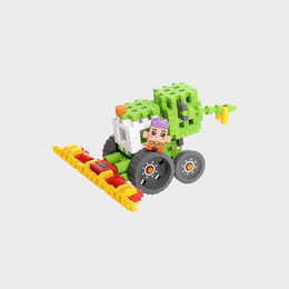Klocki konstrukcyjne WAFLE MINI kombajn FARMER 50el 2