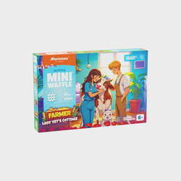 Klocki konstrukcyjne WAFLE MINI domek pani weterynarz FARMER 100el 7