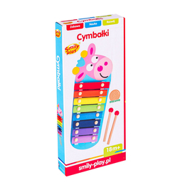 CYMBAŁKI Żyrafa instrument muzyczny Smily Play 4