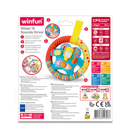 MOJA PIERWSZA KIEROWNICA dźwięki, światełka Smily Play 6