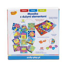 Układanka guziczkowa mozaika Smily Play 8
